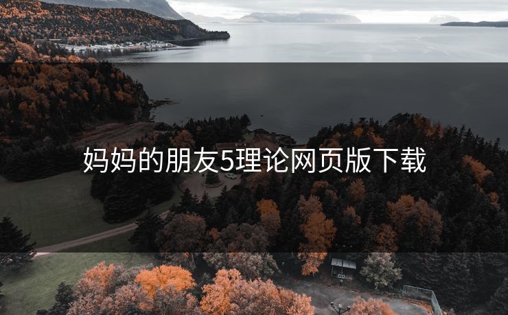 妈妈的朋友5理论网页版下载